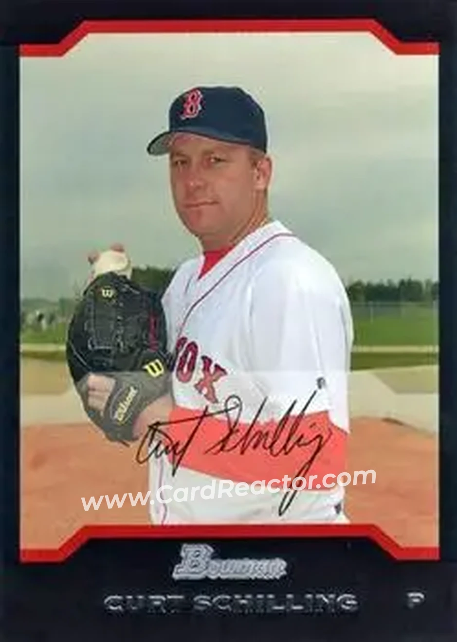 2004 Bowman #4 - Curt Schilling - Boston Red Sox - Front