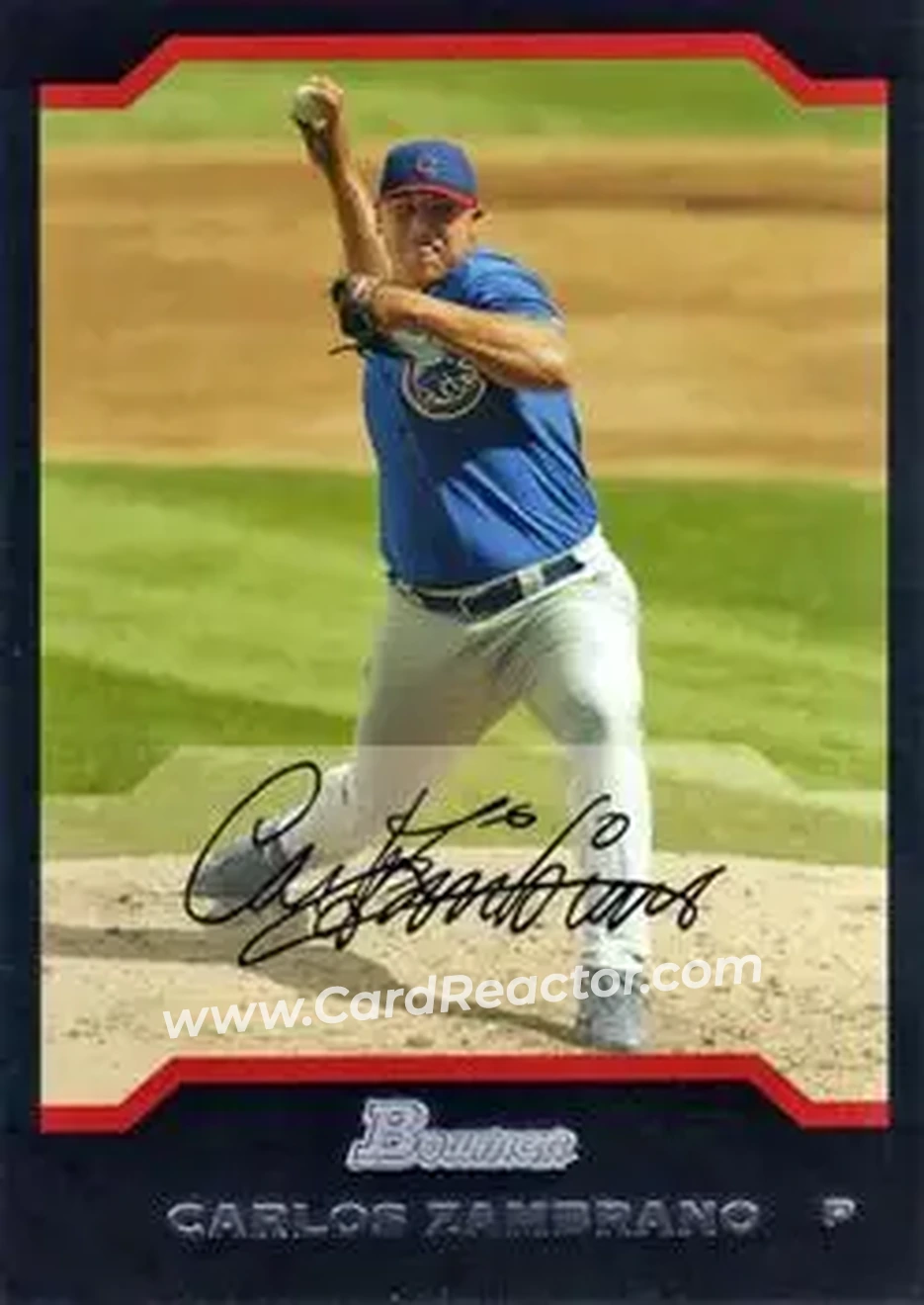 2004 Bowman #5 - Carlos Zambrano - Chicago Cubs - Front
