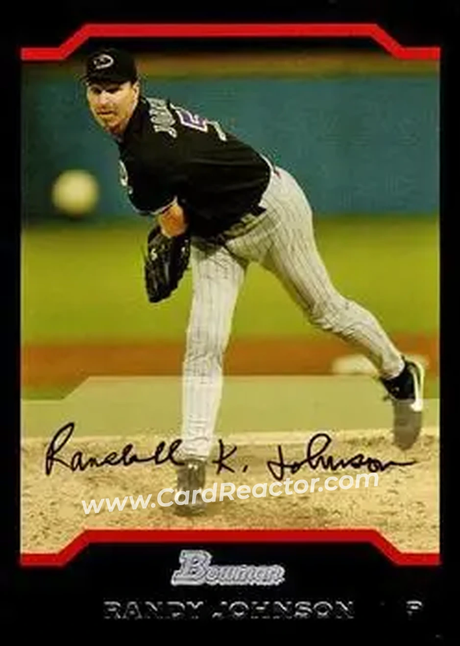 2004 Bowman #8 - Randy Johnson - Arizona Diamondbacks - Front