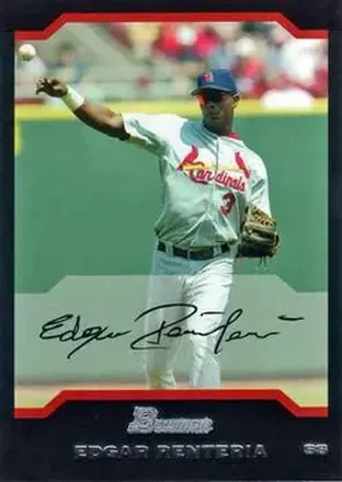 2004 Bowman #20 - Edgar Renteria - St. Louis Cardinals
