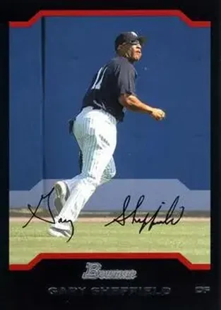 2004 Bowman #24 - Gary Sheffield - New York Yankees