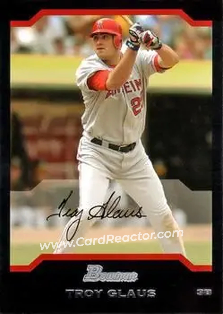 2004 Bowman #30 - Troy Glaus - Anaheim Angels - Front