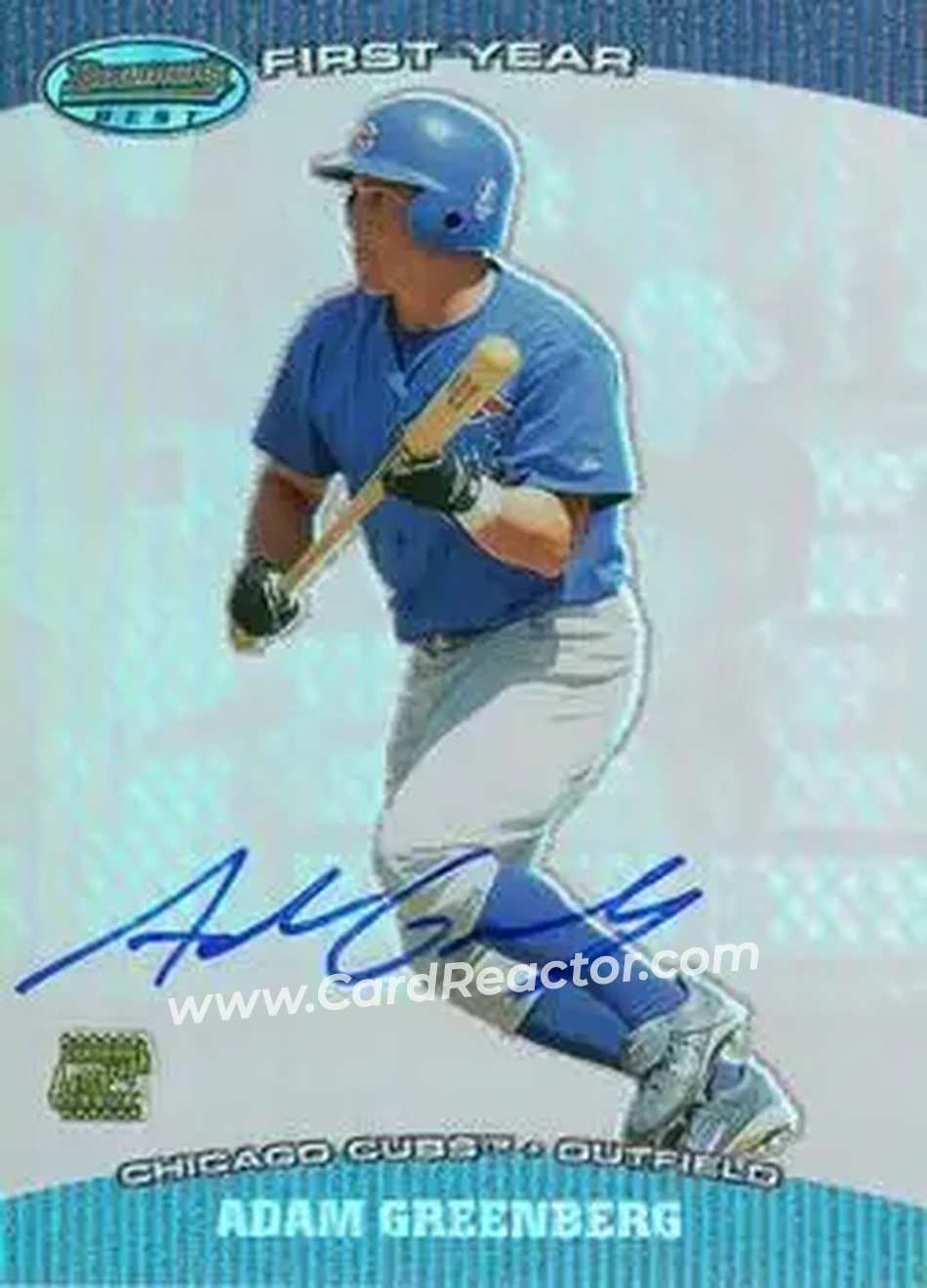 2004 Bowman's Best #BB-AG - Adam Greenberg - Chicago Cubs - Front