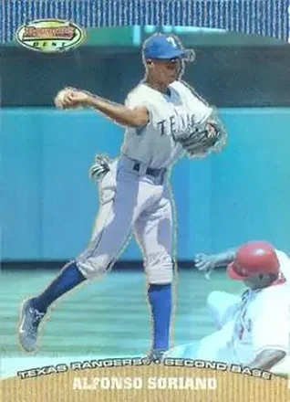 2004 Bowman's Best #BB-AS - Alfonso Soriano - Texas Rangers