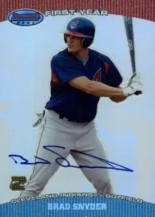 2004 Bowman's Best #BB-BMS - Brad Snyder - Cleveland Indians