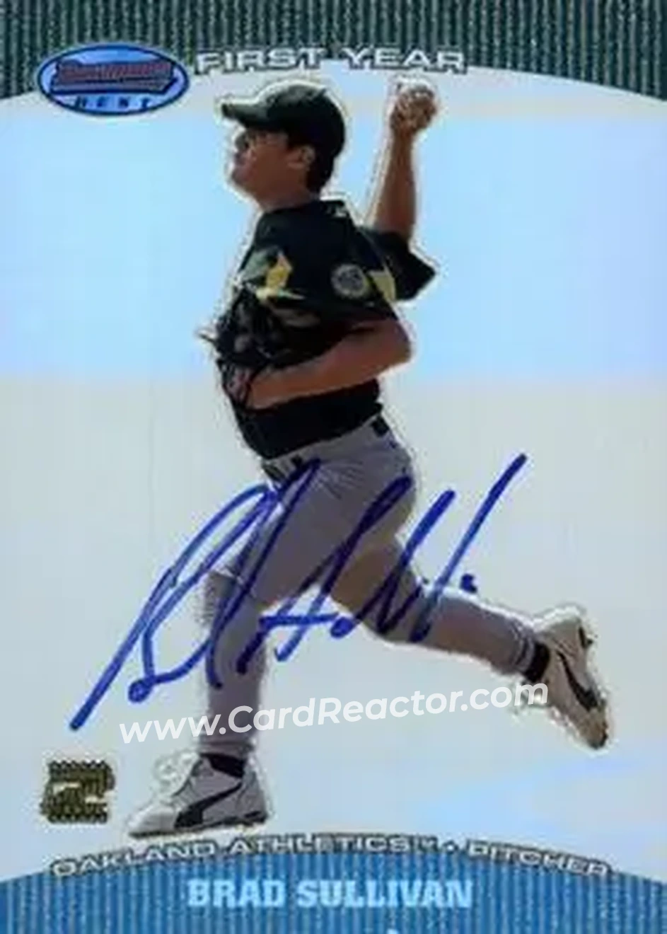 2004 Bowman's Best #BB-BS - Brad Sullivan - Oakland Athletics - Front