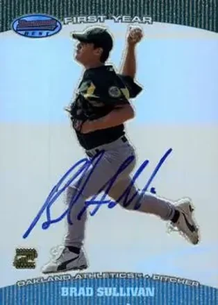 2004 Bowman's Best #BB-BS - Brad Sullivan - Oakland Athletics
