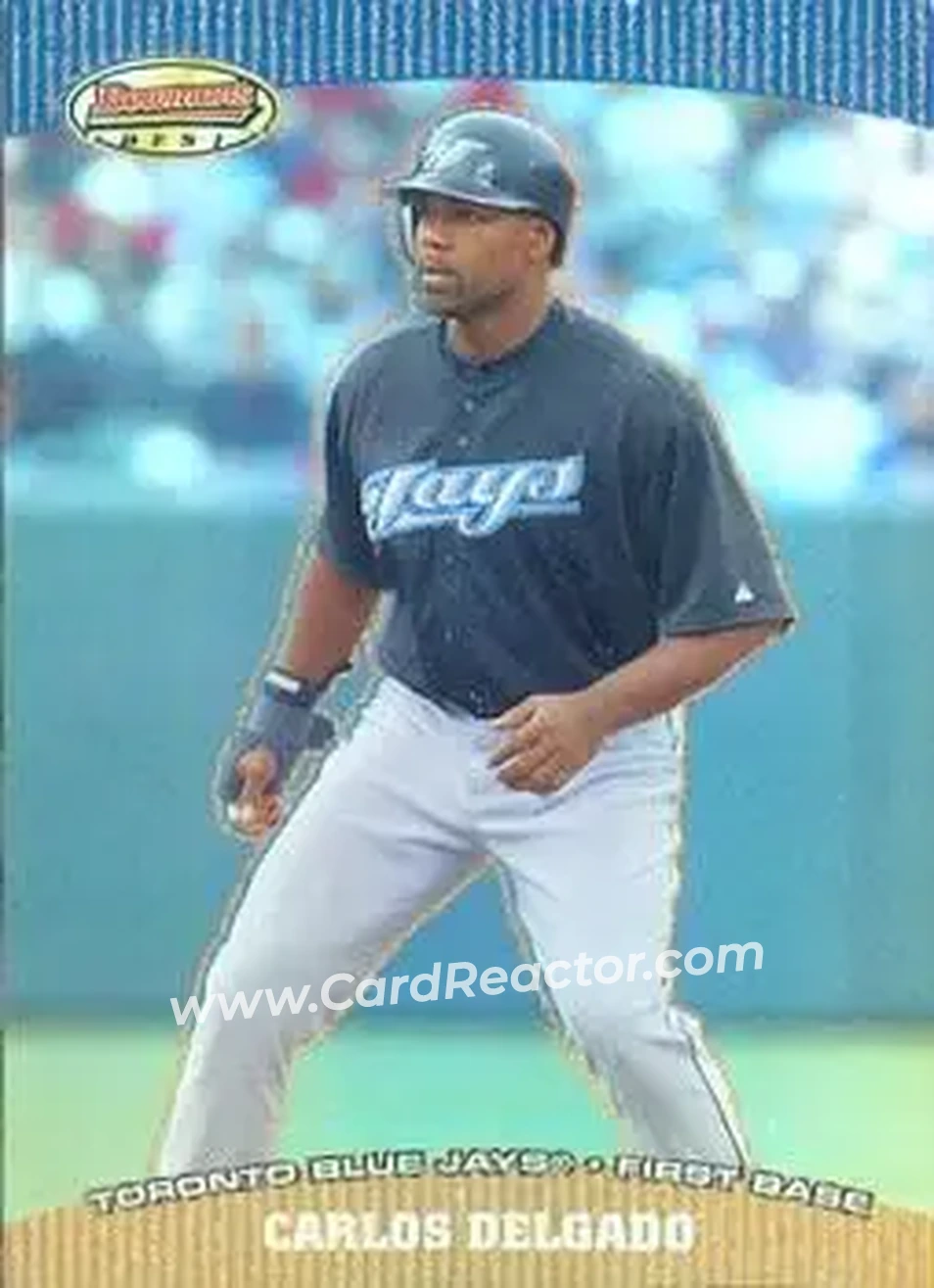 2004 Bowman's Best #BB-CD - Carlos Delgado - Toronto Blue Jays - Front
