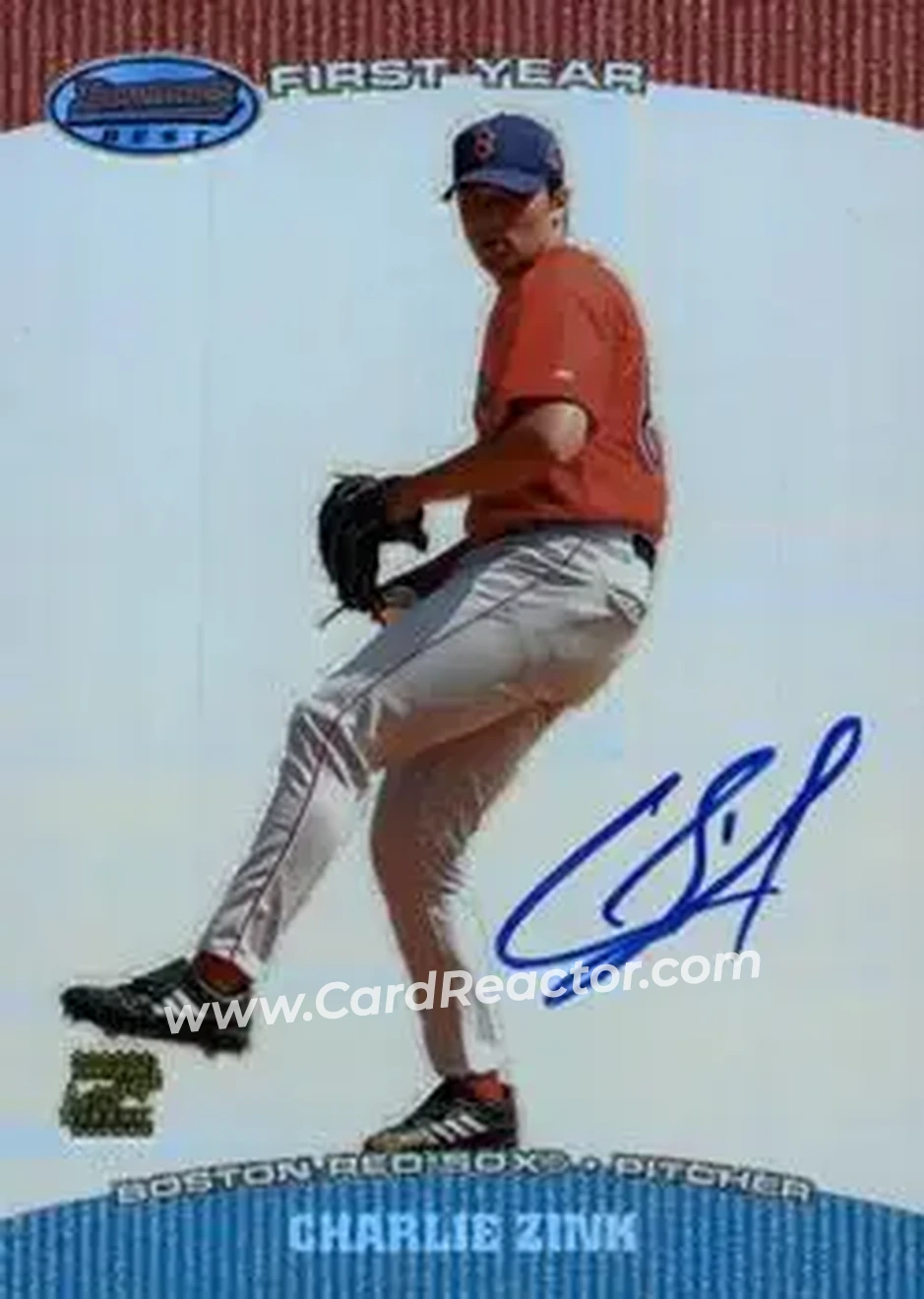 2004 Bowman's Best #BB-CZ - Charlie Zink - Boston Red Sox - Front