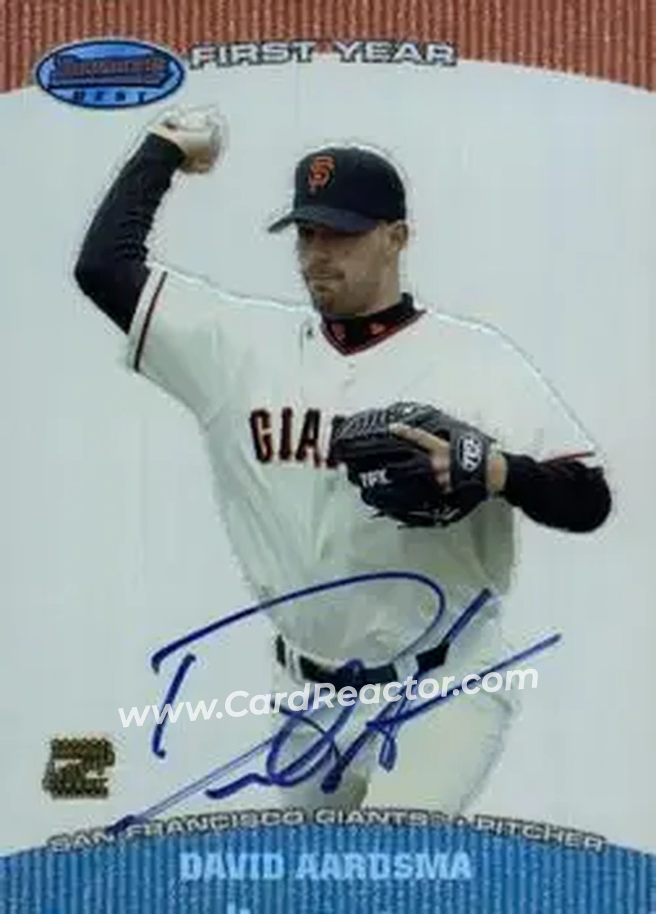 2004 Bowman's Best #BB-DA - David Aardsma - San Francisco Giants - Front