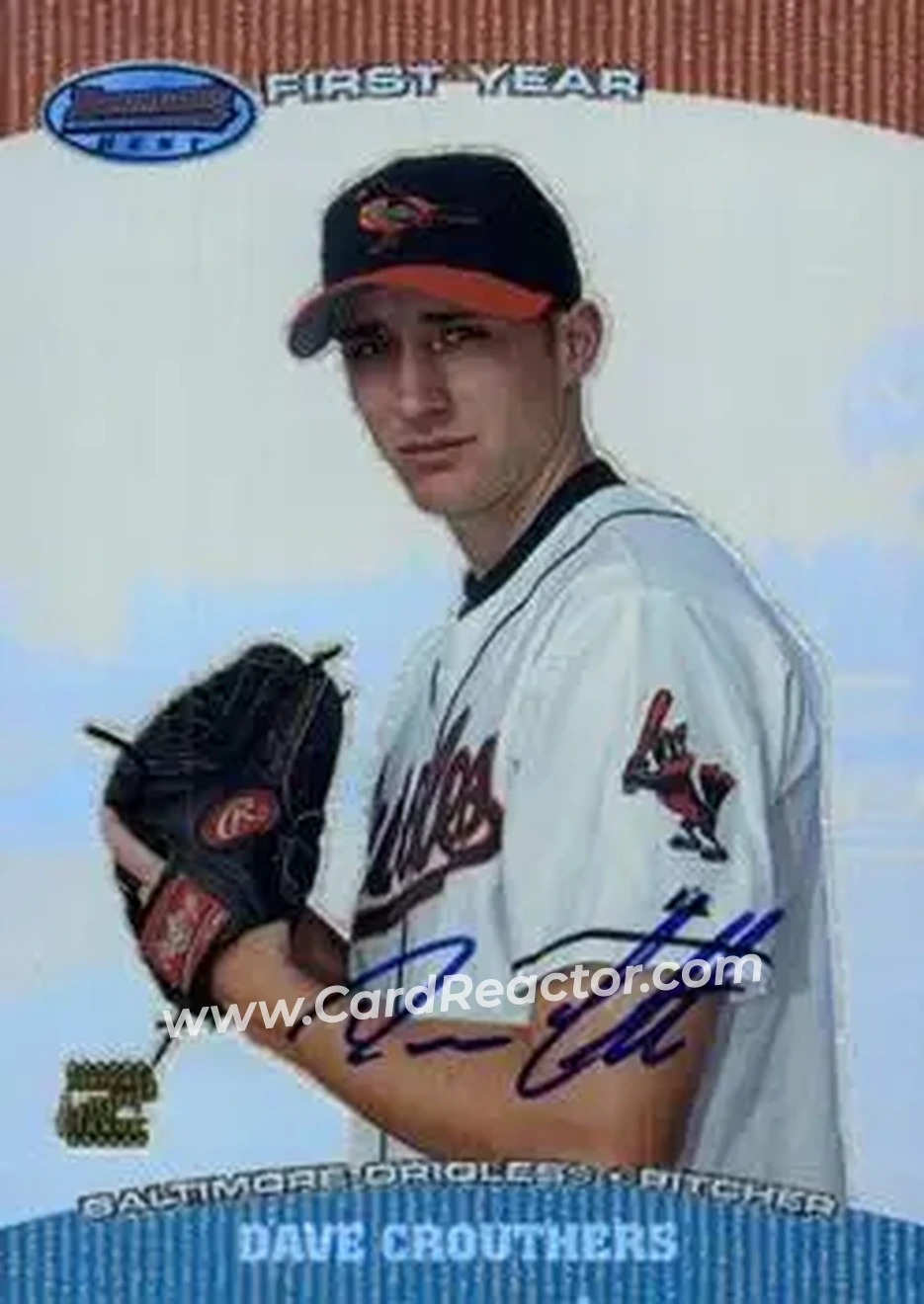 2004 Bowman's Best #BB-DC - Dave Crouthers - Baltimore Orioles - Front