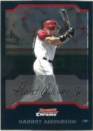 2004 Bowman Chrome #1 - Garret Anderson - Anaheim Angels