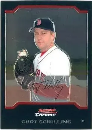 2004 Bowman Chrome #4 - Curt Schilling - Boston Red Sox
