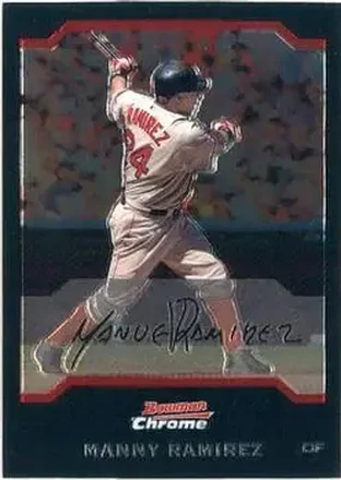 2004 Bowman Chrome #7 - Manny Ramirez - Boston Red Sox