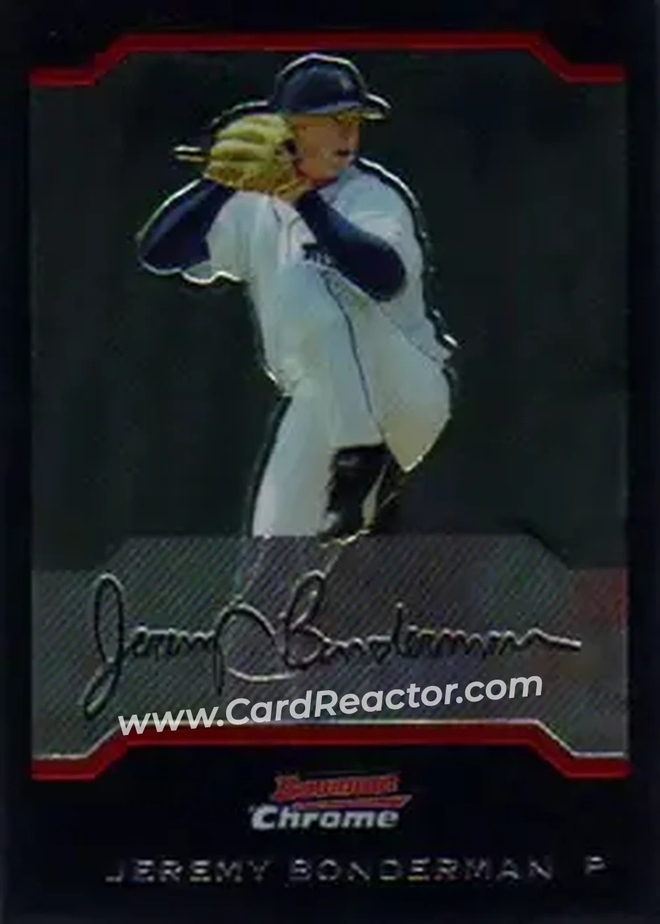 2004 Bowman Chrome #9 - Jeremy Bonderman - Detroit Tigers - Front