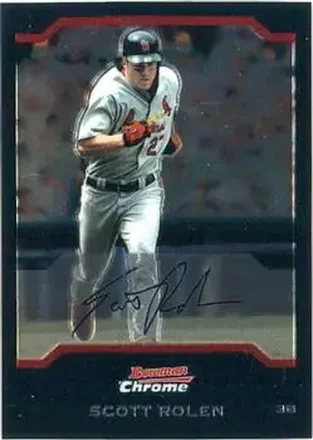 2004 Bowman Chrome #11 - Scott Rolen - St. Louis Cardinals