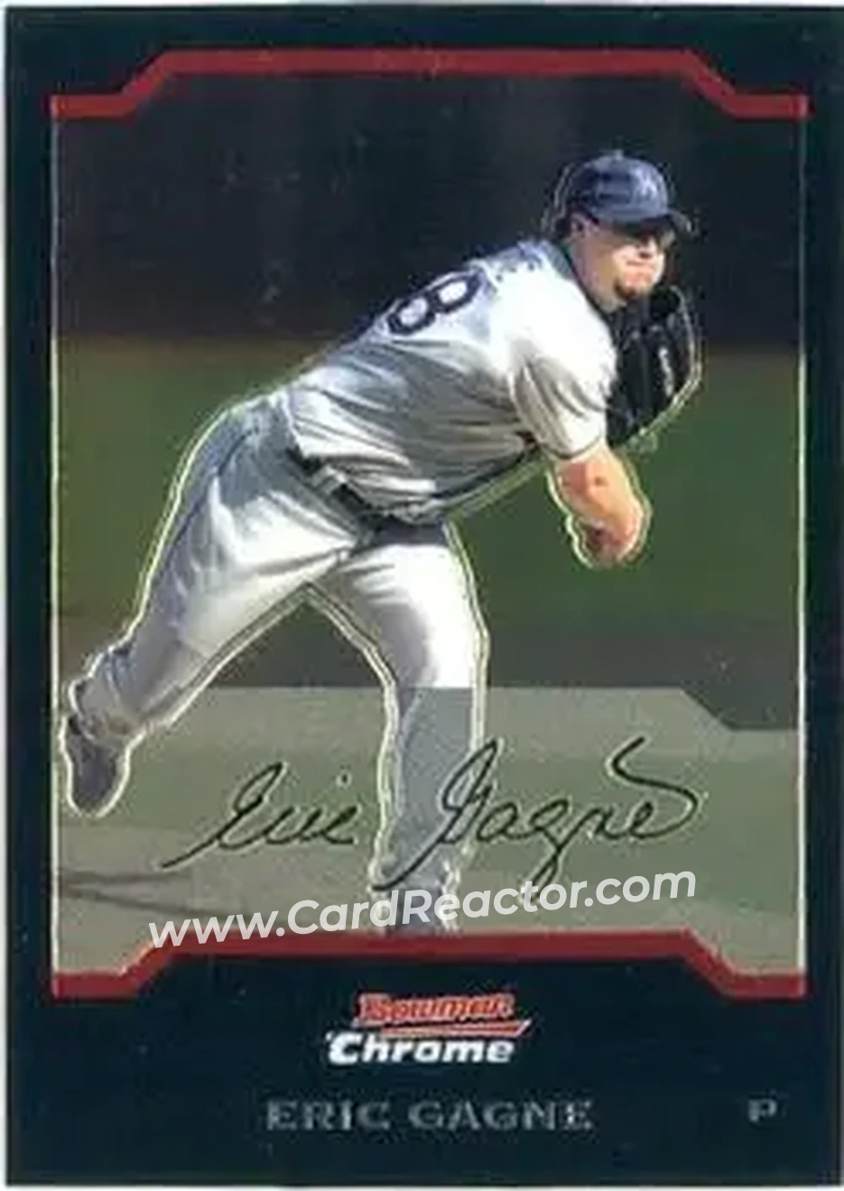 2004 Bowman Chrome #13 - Eric Gagne - Los Angeles Dodgers - Front