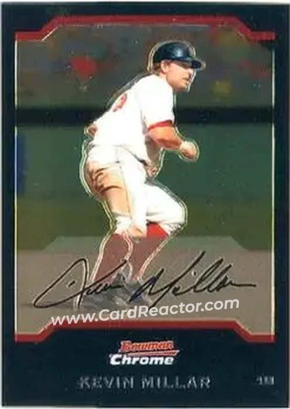 2004 Bowman Chrome #15 - Kevin Millar - Boston Red Sox - Front