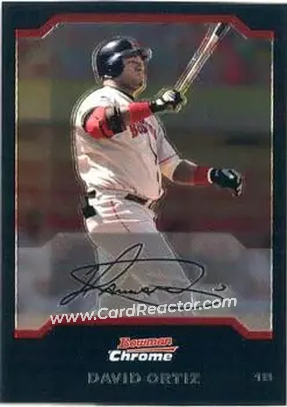 2004 Bowman Chrome #17 - David Ortiz - Boston Red Sox - Front
