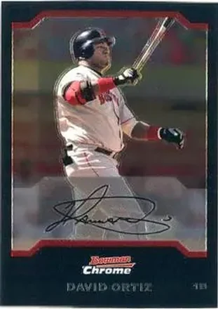 2004 Bowman Chrome #17 - David Ortiz - Boston Red Sox