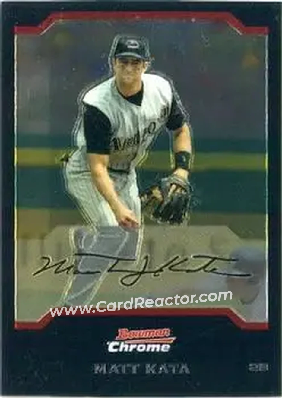 2004 Bowman Chrome #21 - Matt Kata - Arizona Diamondbacks - Front