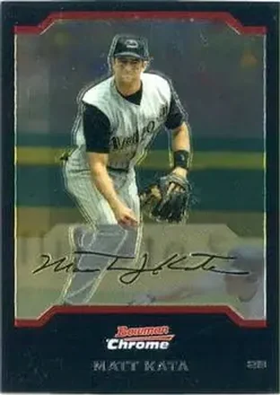 2004 Bowman Chrome #21 - Matt Kata - Arizona Diamondbacks