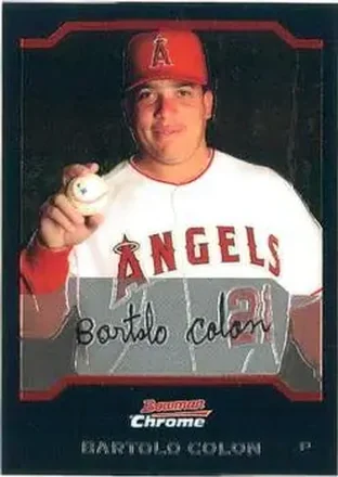 2004 Bowman Chrome #22 - Bartolo Colon - Anaheim Angels