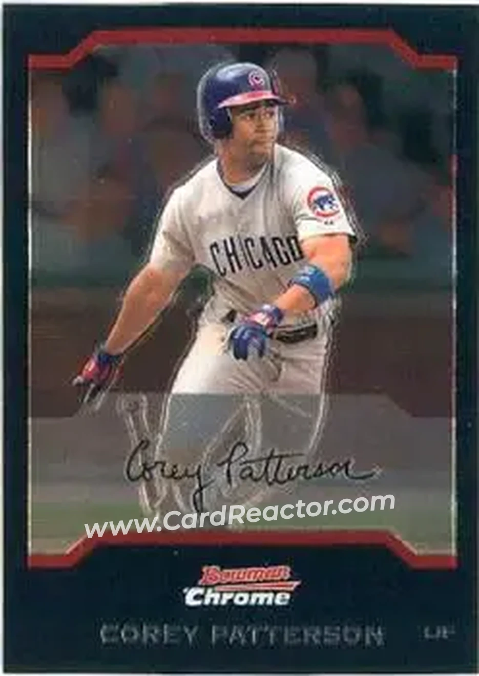 2004 Bowman Chrome #27 - Corey Patterson - Chicago Cubs - Front