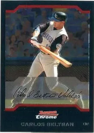2004 Bowman Chrome #28 - Carlos Beltran - Kansas City Royals