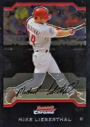 2004 Bowman Chrome #29 - Mike Lieberthal - Philadelphia Phillies