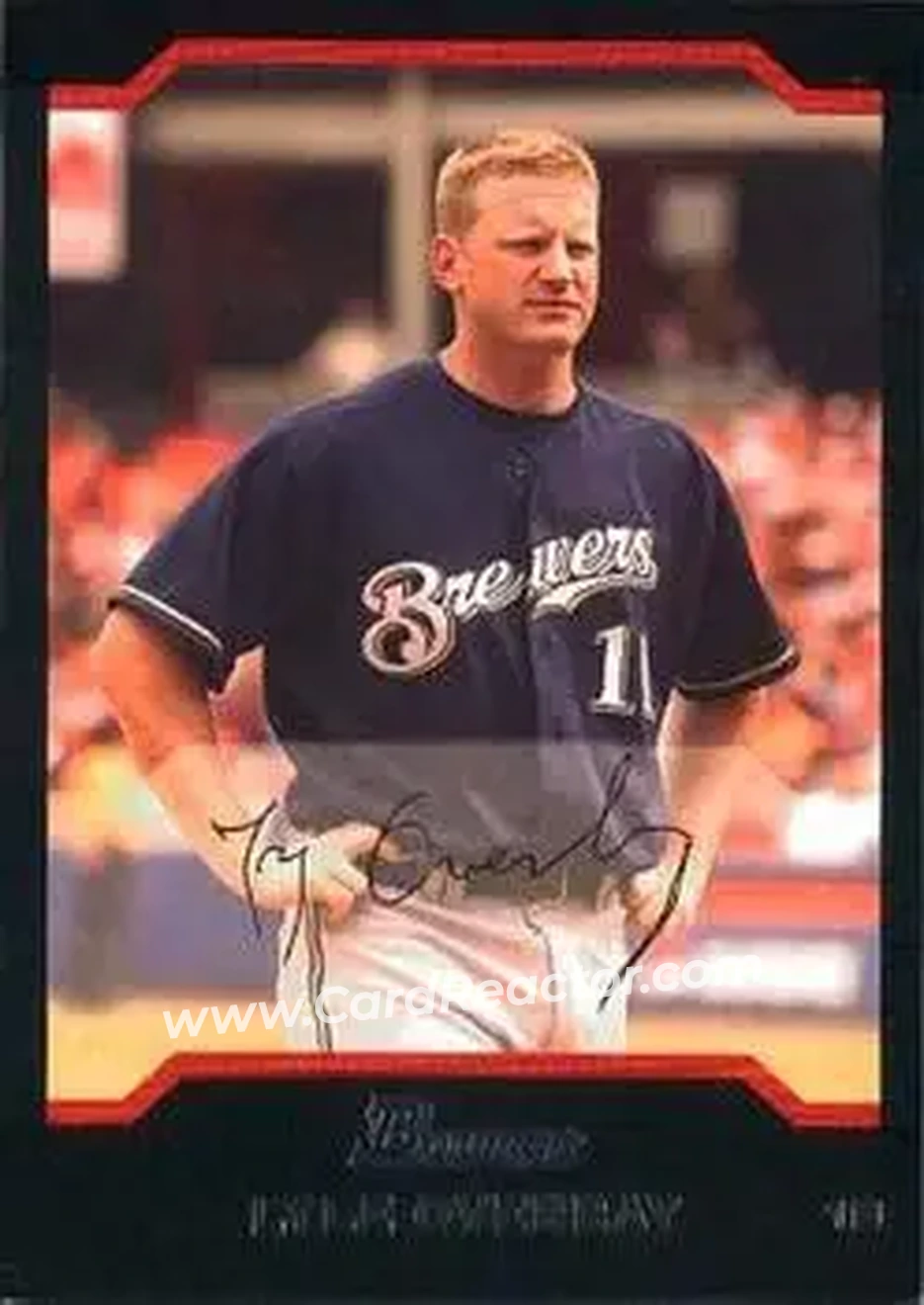 2004 Bowman Draft Picks & Prospects #BDP1 - Lyle Overbay - Milwaukee Brewers - Front