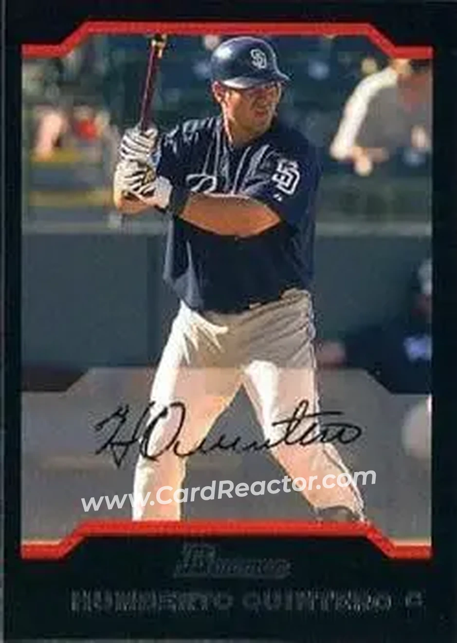 2004 Bowman Draft Picks & Prospects #BDP5 - Humberto Quintero - San Diego Padres - Front