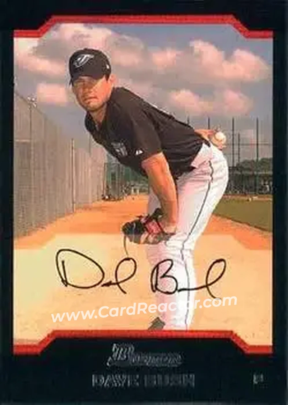 2004 Bowman Draft Picks & Prospects #BDP6 - Dave Bush - Toronto Blue Jays - Front