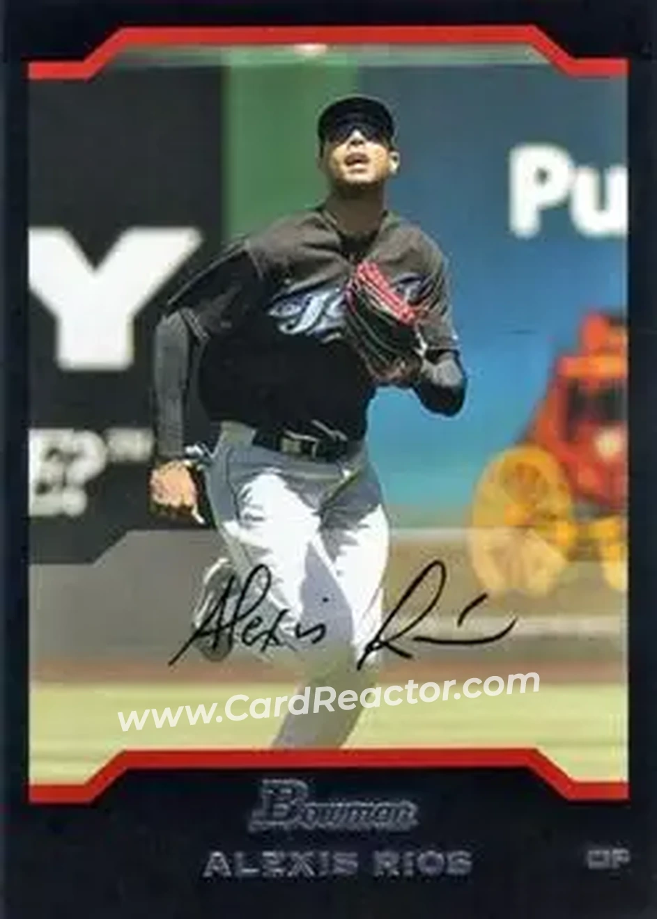 2004 Bowman Draft Picks & Prospects #BDP9 - Alex Rios - Toronto Blue Jays - Front