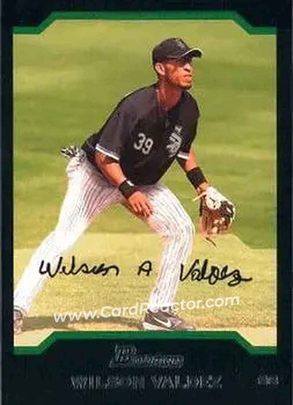 2004 Bowman Draft Picks & Prospects #BDP11 - Wilson Valdez - Chicago White Sox - Front
