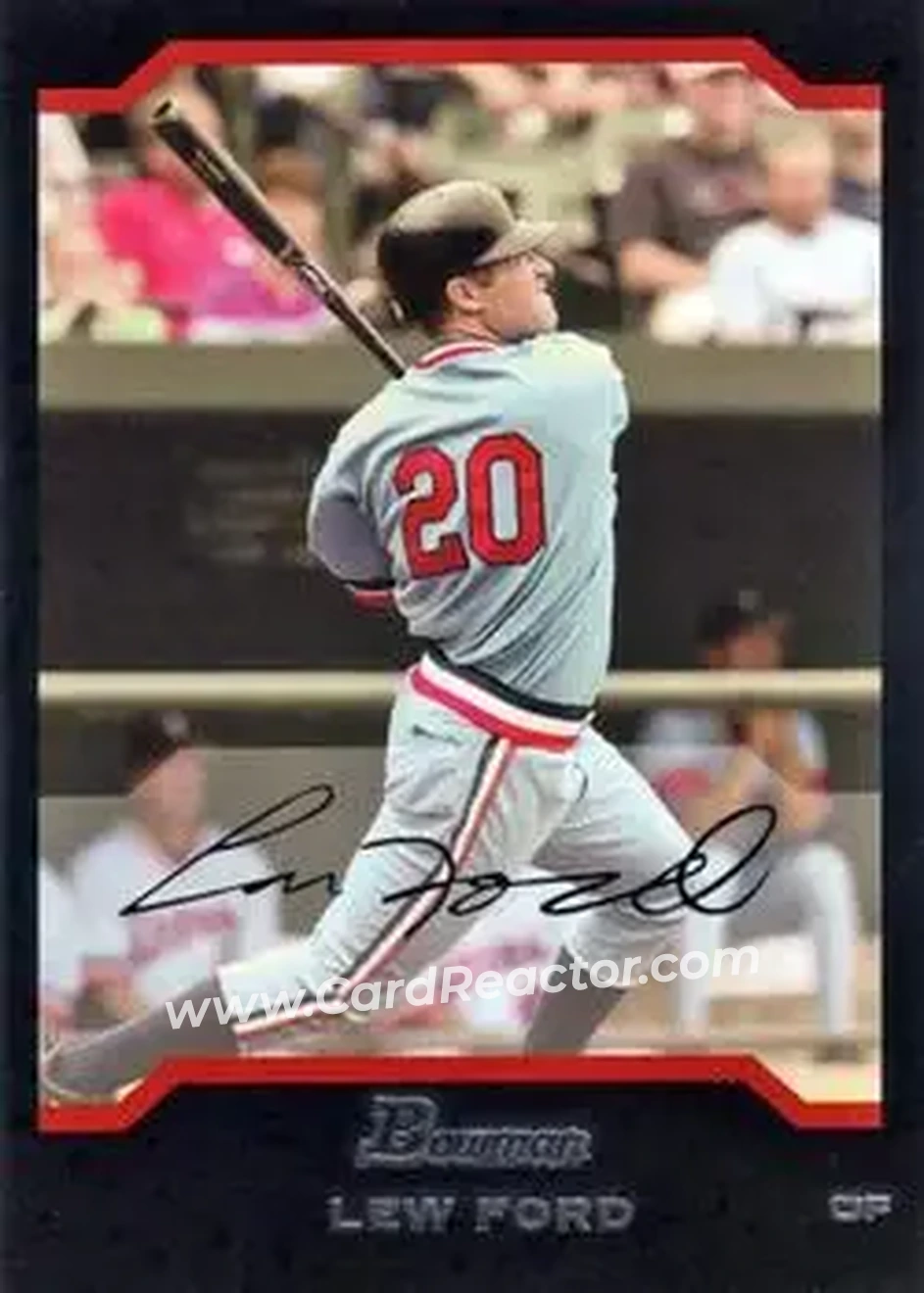 2004 Bowman Draft Picks & Prospects #BDP12 - Lew Ford - Minnesota Twins - Front