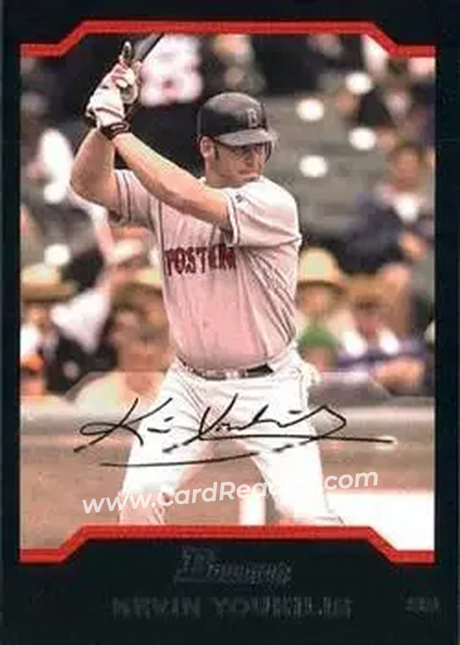2004 Bowman Draft Picks & Prospects #BDP16 - Kevin Youkilis - Boston Red Sox - Front