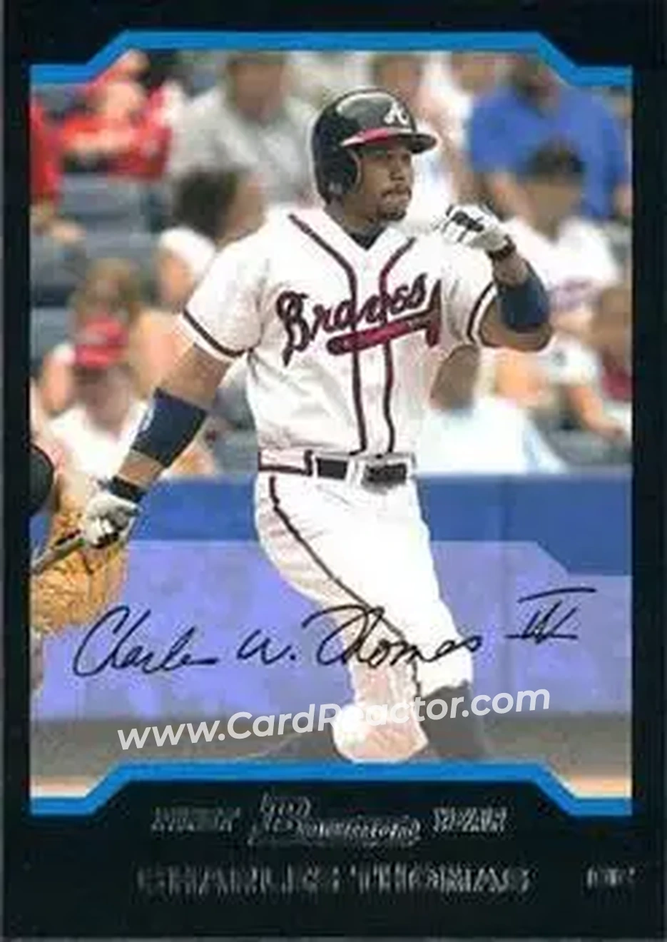 2004 Bowman Draft Picks & Prospects #BDP22 - Charles Thomas - Atlanta Braves - Front