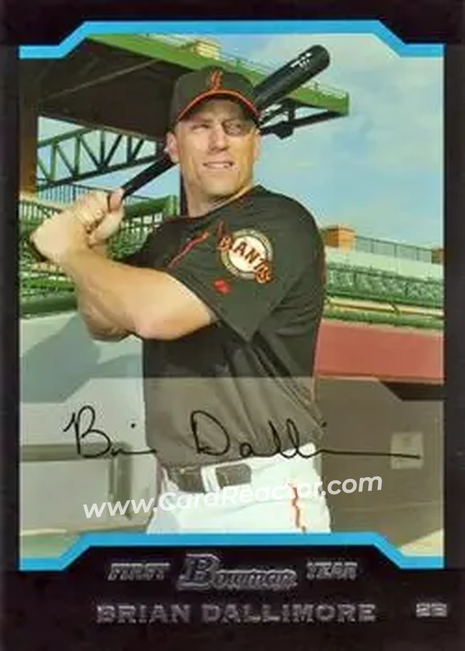 2004 Bowman Draft Picks & Prospects #BDP26 - Brian Dallimore - San Francisco Giants - Front