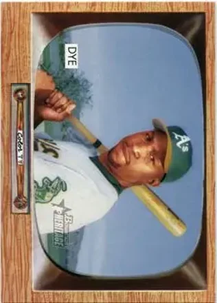 2004 Bowman Heritage #5 - Jermaine Dye - Oakland Athletics