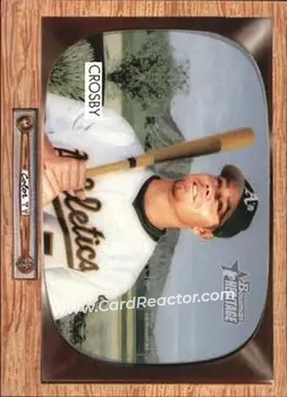 2004 Bowman Heritage #6 - Bobby Crosby - Oakland Athletics - Front