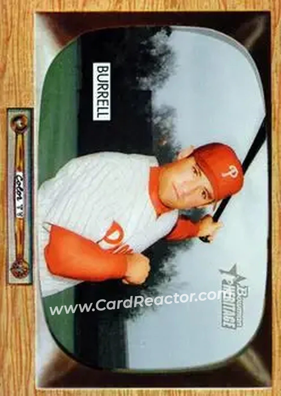 2004 Bowman Heritage #17 - Pat Burrell - Philadelphia Phillies - Front