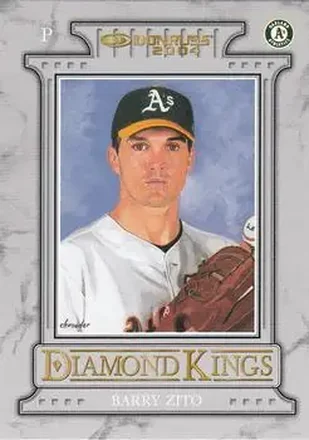 2004 Donruss #13 - Barry Zito - Oakland Athletics