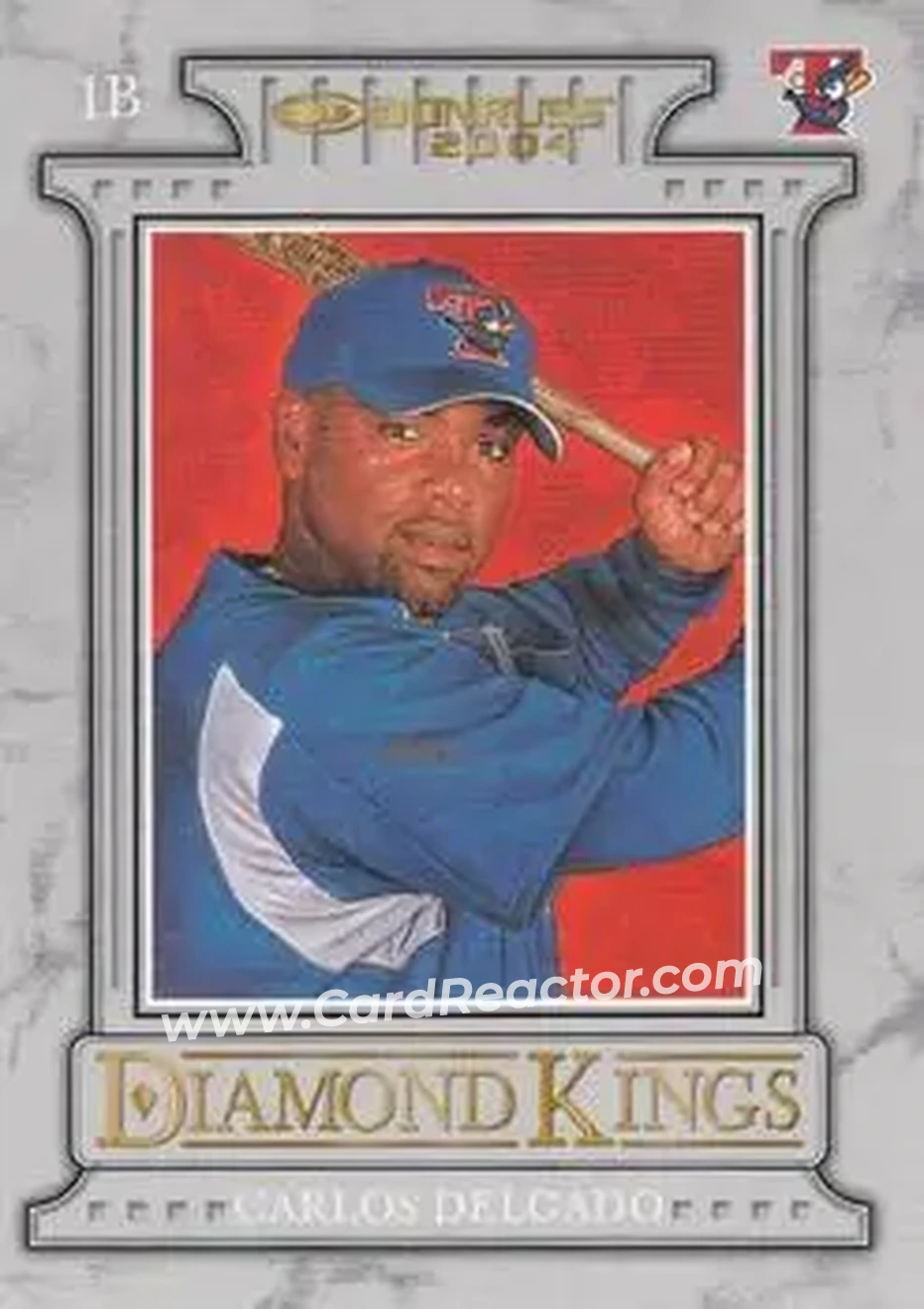 2004 Donruss #15 - Carlos Delgado - Toronto Blue Jays - Front
