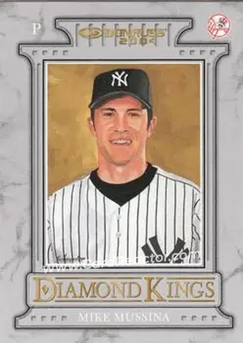 2004 Donruss #18 - Mike Mussina - New York Yankees - Front