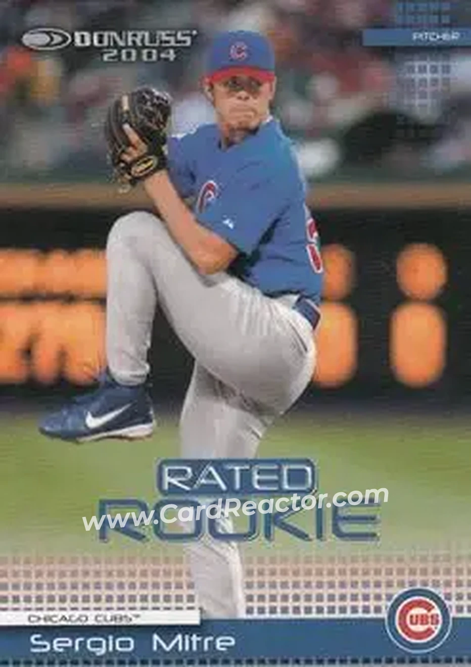 2004 Donruss #26 - Sergio Mitre - Chicago Cubs - Front