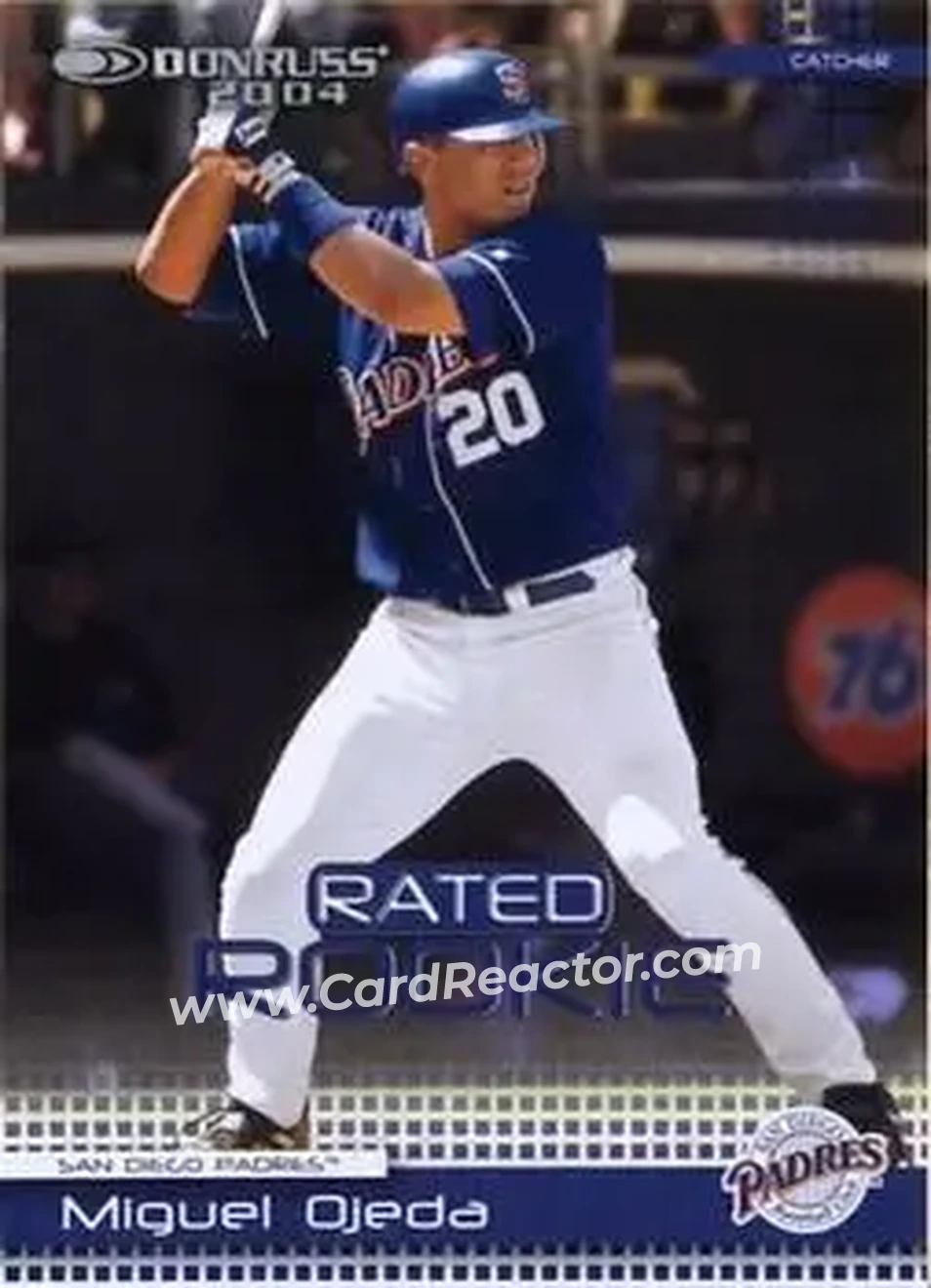 2004 Donruss #29 - Miguel Ojeda - San Diego Padres - Front