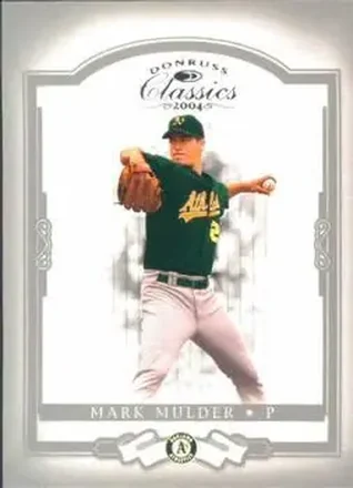2004 Donruss Classics #9 - Mark Mulder - Oakland Athletics