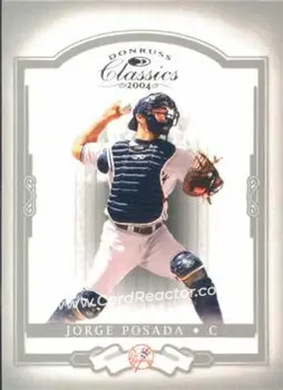 2004 Donruss Classics #28 - Jorge Posada - New York Yankees - Front