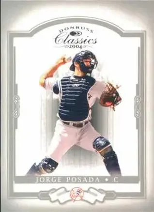 2004 Donruss Classics #28 - Jorge Posada - New York Yankees